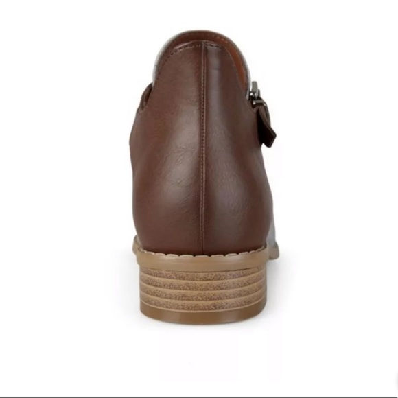 Women's Ankle Boots Size 6 Block Color GREY/BROWN - Picture 3 of 6